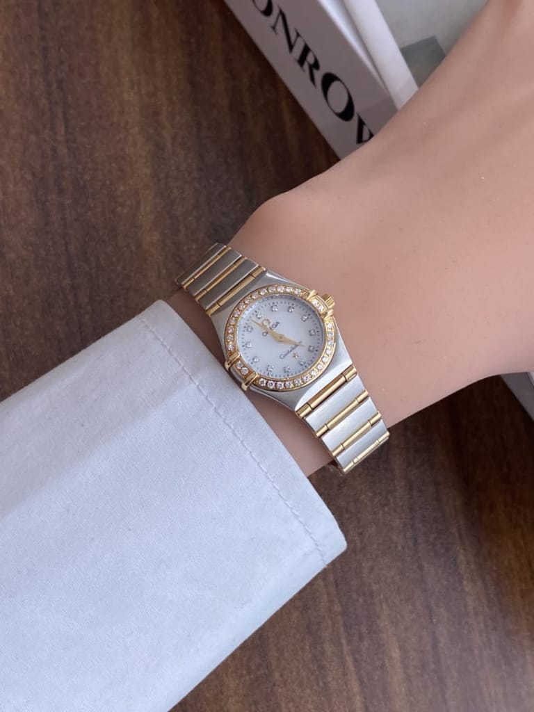 Omega Constellation22mm Watch (original diamonds setting) - Image 2