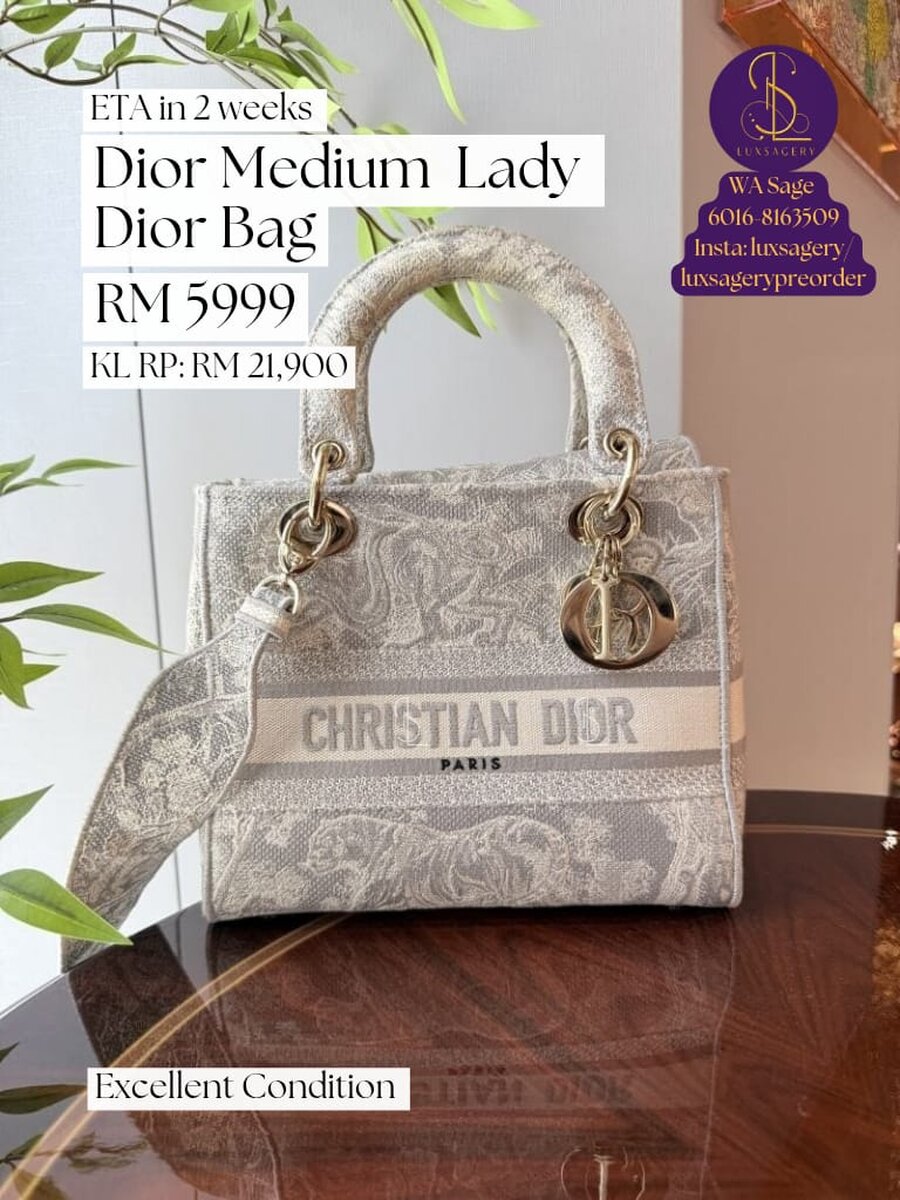 Dior Medium Lady Dior Bag